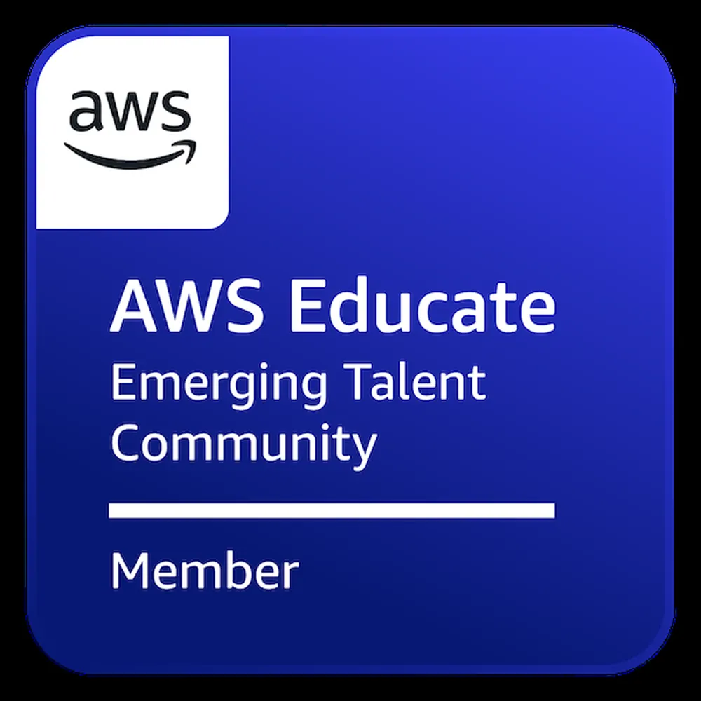 Certificate: AWS Educate — Emerging Talent Community